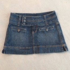Hydraulic- Women’s Jean Mini Skirt- Size 1/2